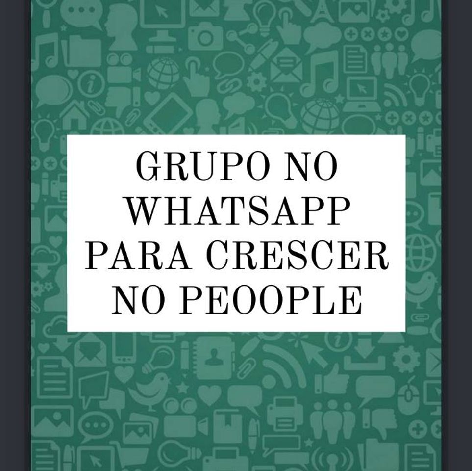 Moda GRUPO NO WHATSAPP_SDV PEOOPLE 