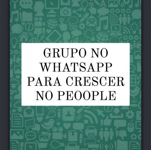 GRUPO NO WHATSAPP_SDV PEOOPLE 