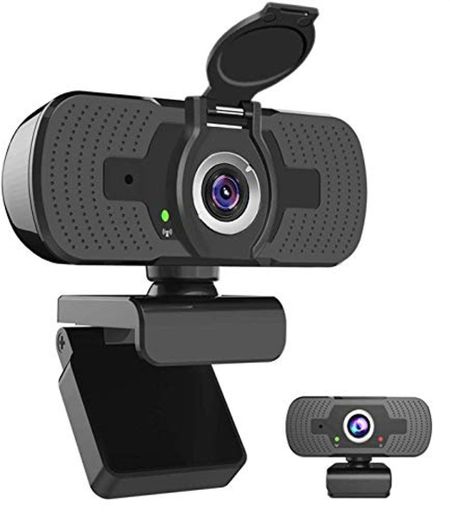 iAmotus Webcam 1080P Full HD con Micrófono Incorporado y Cubierta de Privacidad