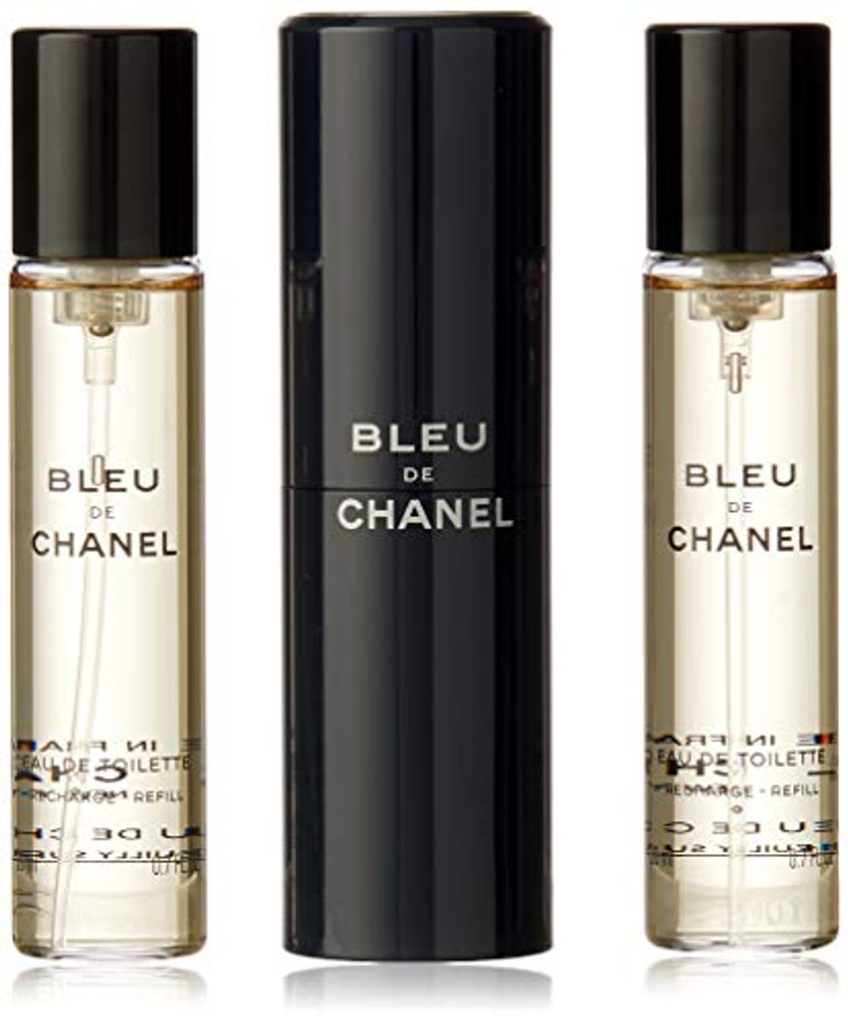 Belleza Chanel Bleu De Chanel Eau de Toilette Vaporizador Refillable 3X 20 ml