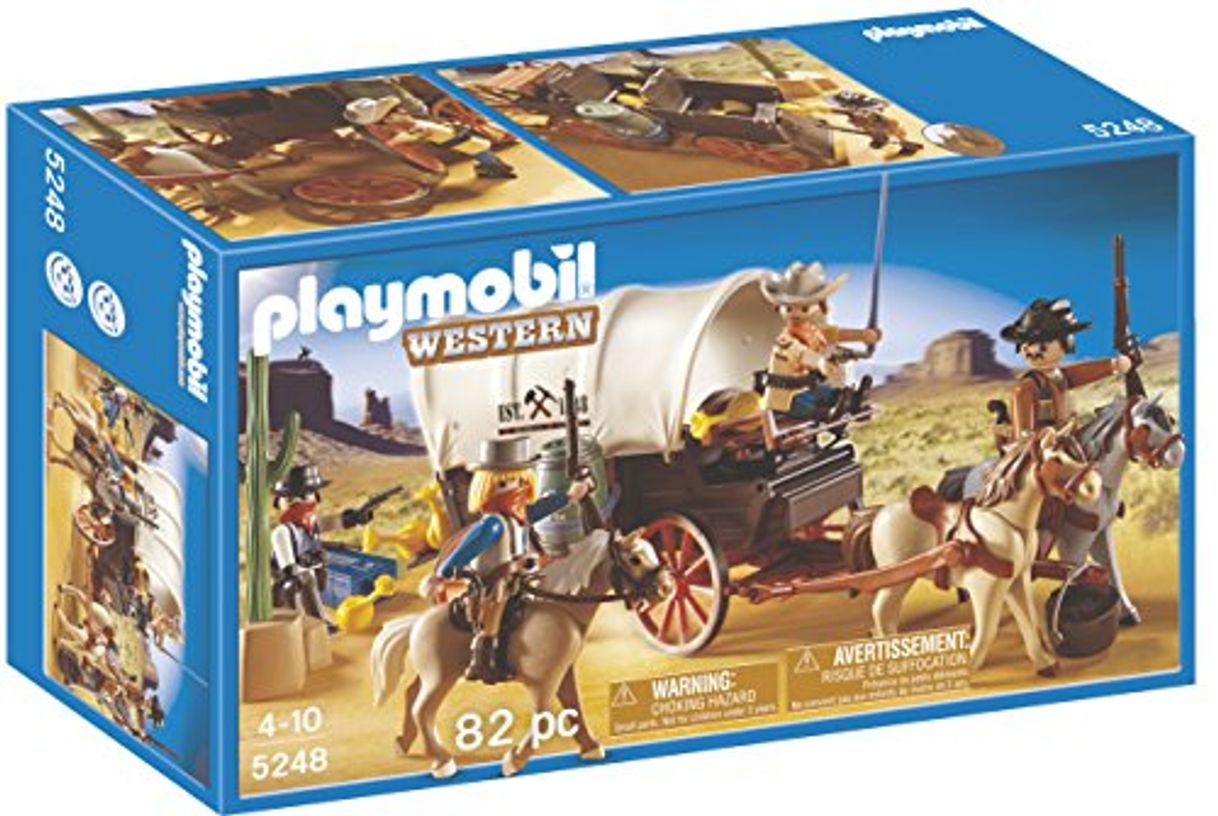 Product PLAYMOBIL - Caravana con Bandidos, Set de Juego