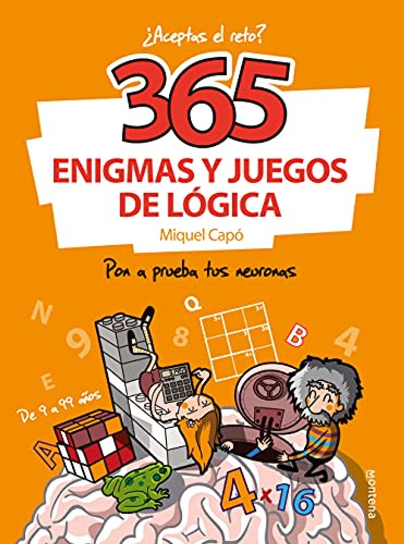 Book 365 enigmas y juegos de lógica: Pon a prueba tus neuronas