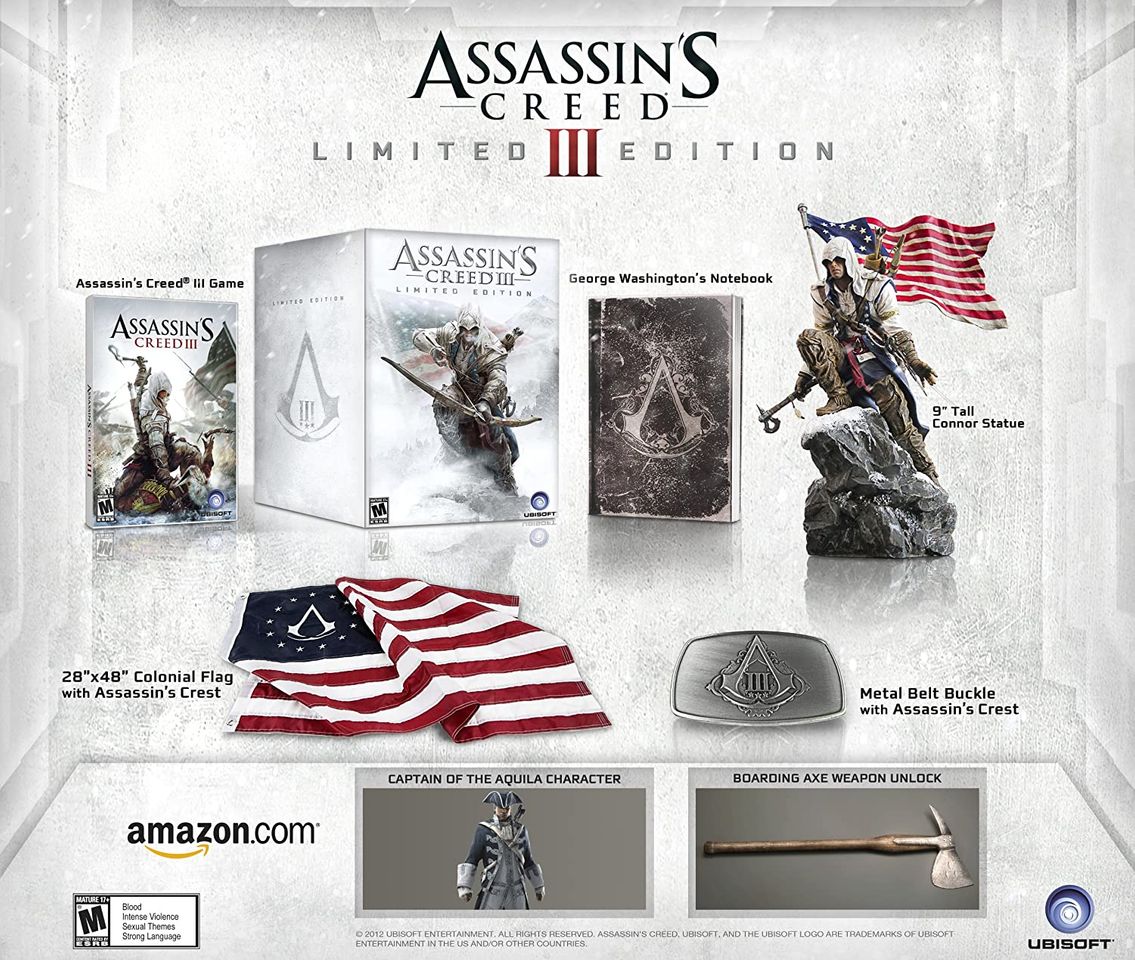 Videojuegos Assassin's Creed III: Limited Edition