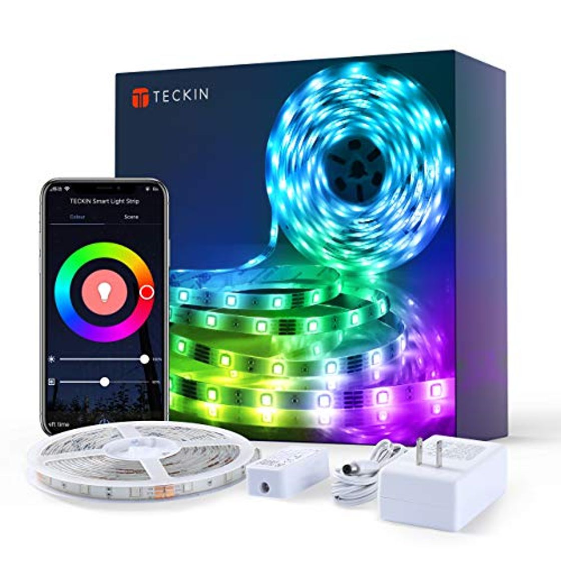 Product TECKIN Tiras LED RGB Wifi 5M 5050 SMD Tira de Luces Colores