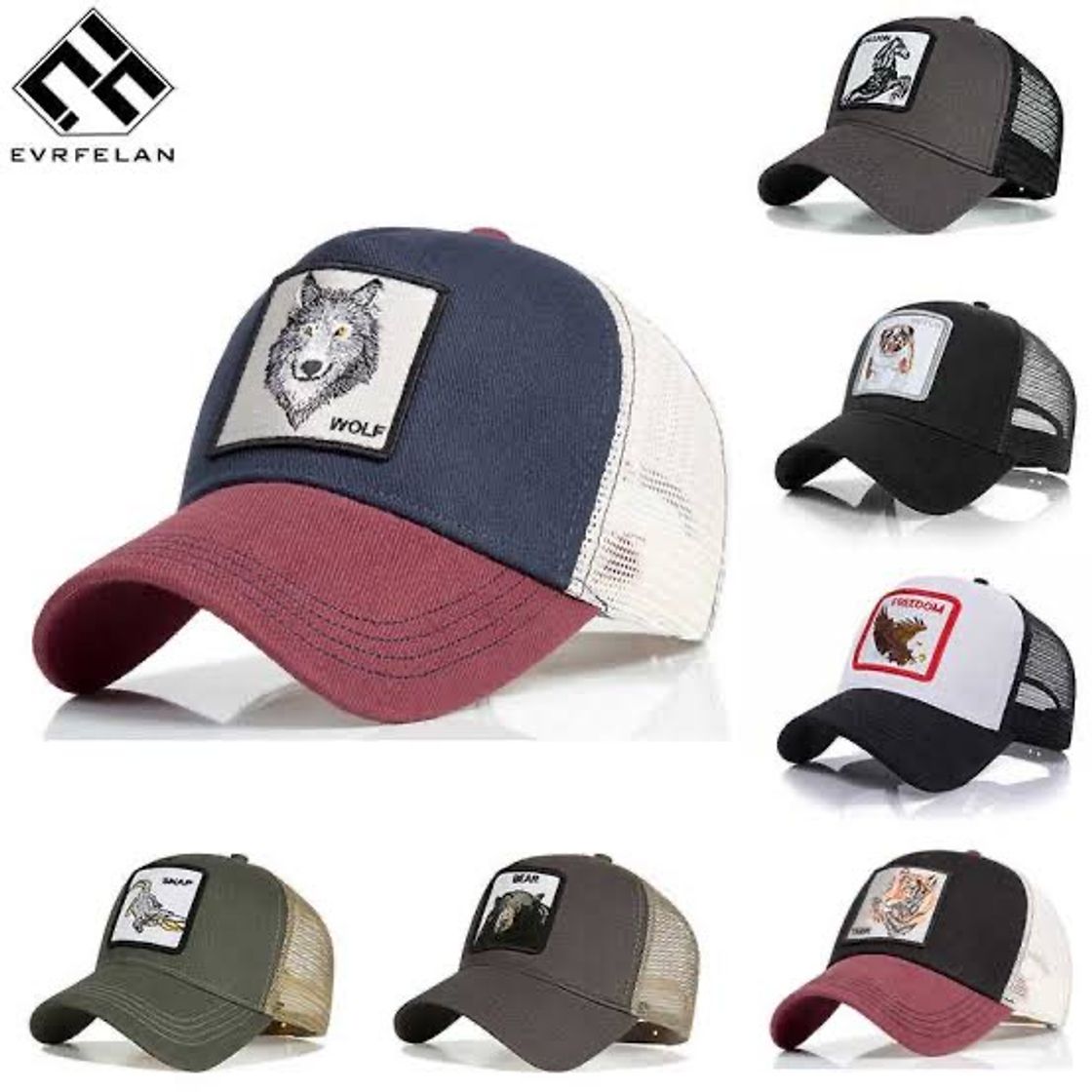 Fashion RQJOPE Gorra de Beisbol Evrfelan Gorra de béisbol Unisex Transpirable Hip Hop Sombreros Calidad Gorra de béisbol Mujeres Hombres Deporte Casual Gorra Hueso