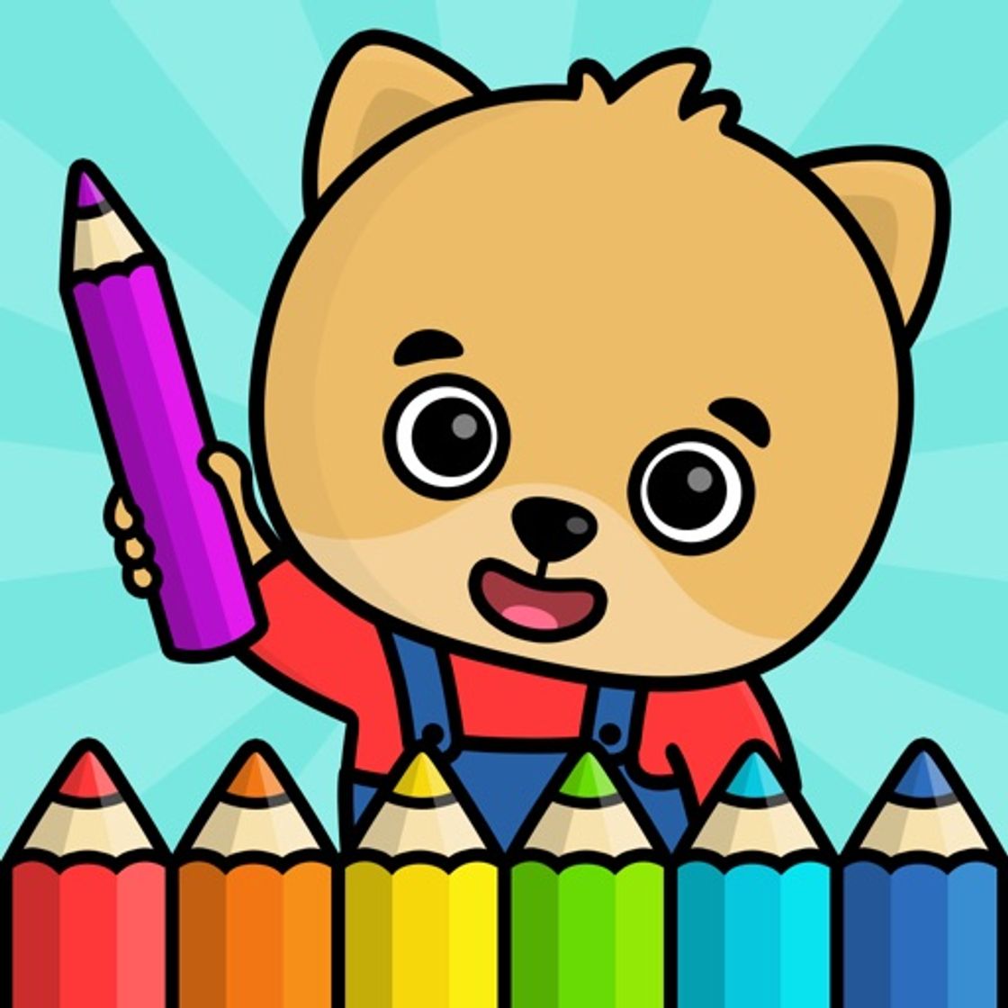 Apps Baby coloring book for kids 2+