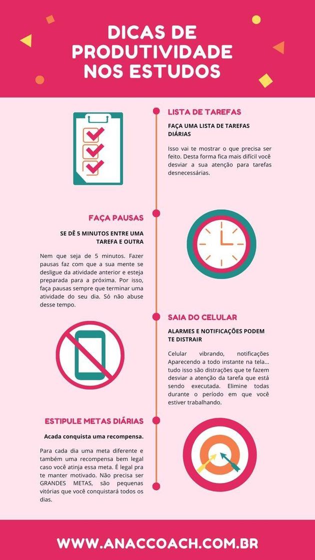 Fashion Dicas de produtividade