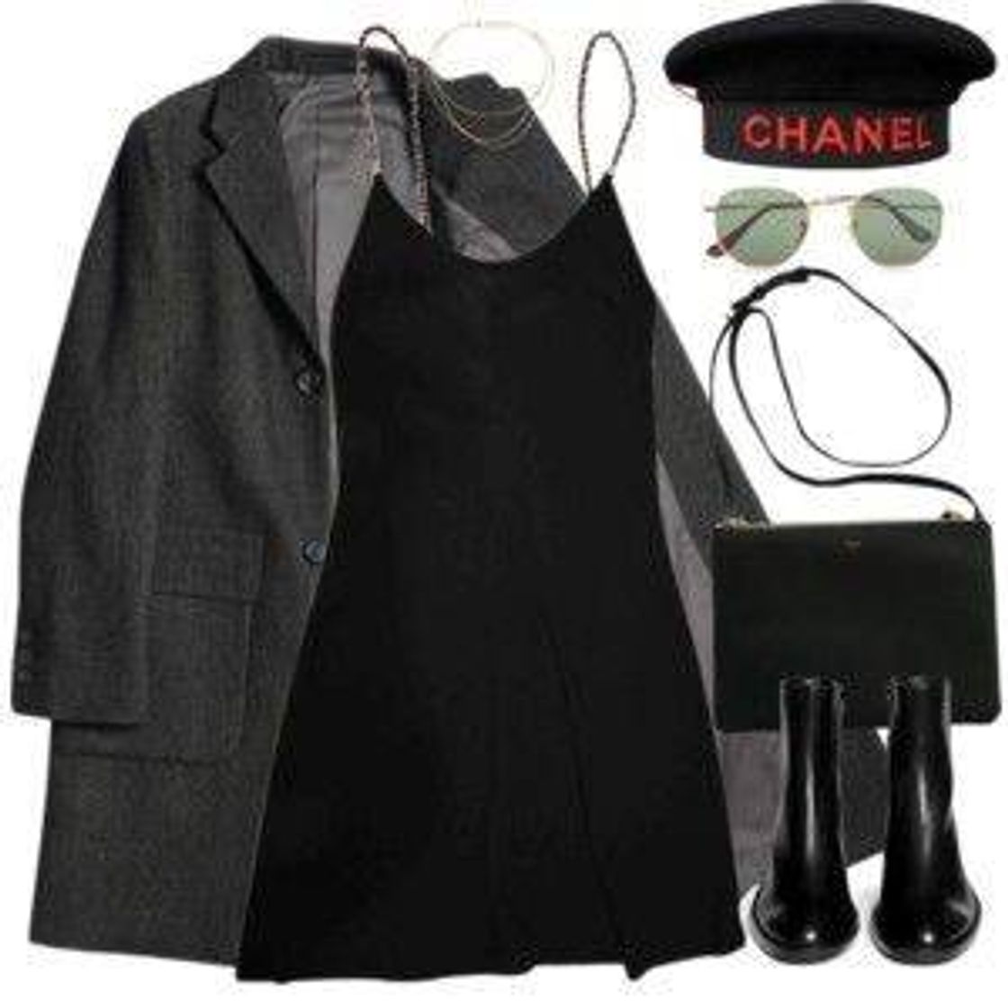 Fashion Vestido curto com blazer alongado