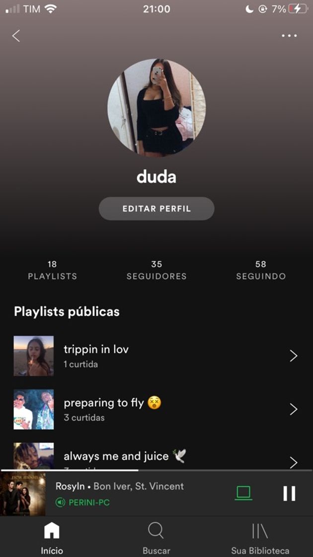 Fashion meu perfil no spotify 🥰✨