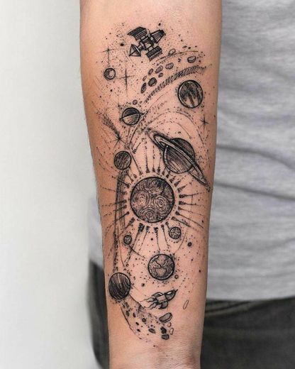 Tattoo universo 