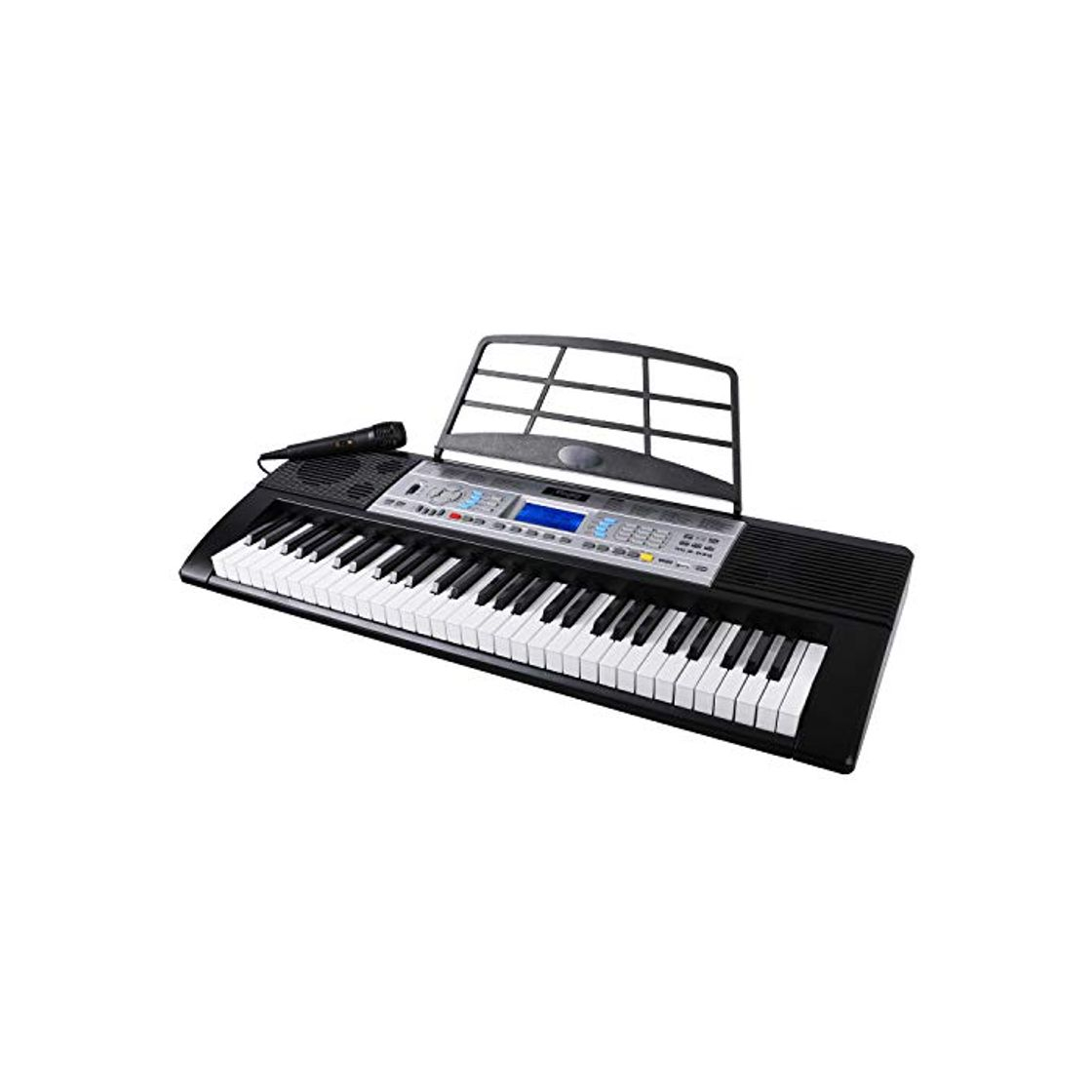 Productos Mugig MLS-939 Piano Electrico de 61 Teclas con Pantalla LCD multifunción