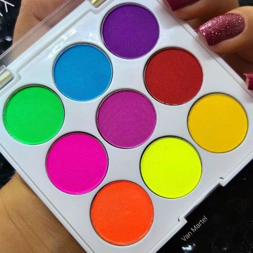 Paleta de Sombras Neon Zanphy 