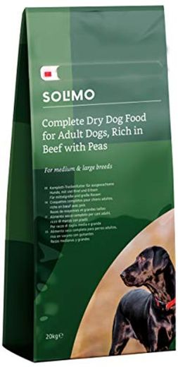 Marca Amazon - Solimo - Alimento seco completo para perro adulto rico