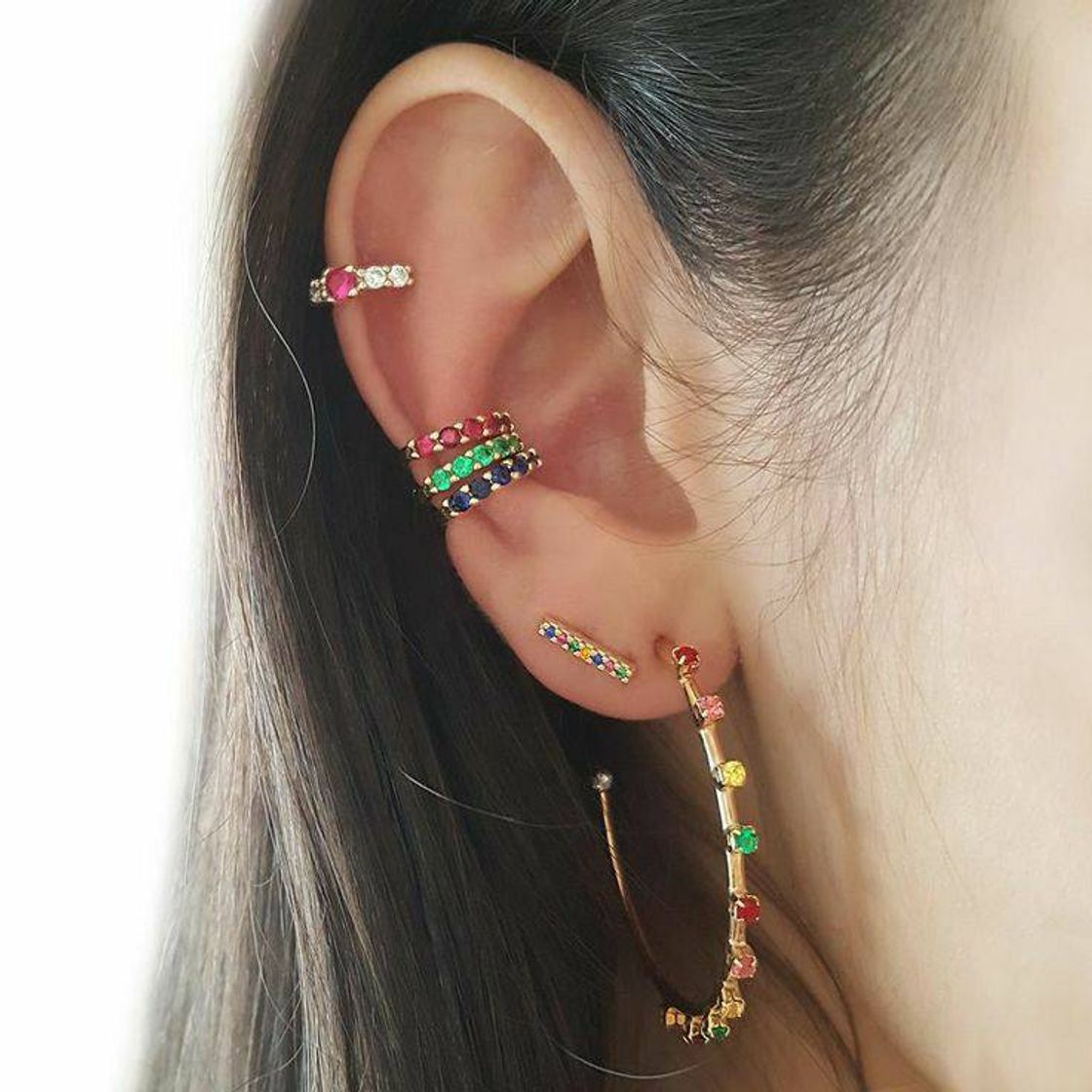 Moda Brincos e Piercing Conch