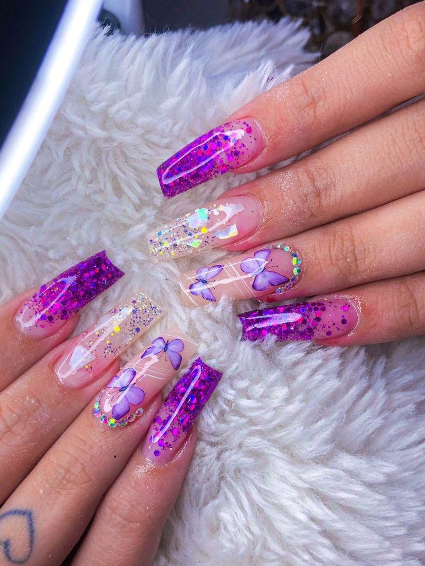 Fashion Nails purple 