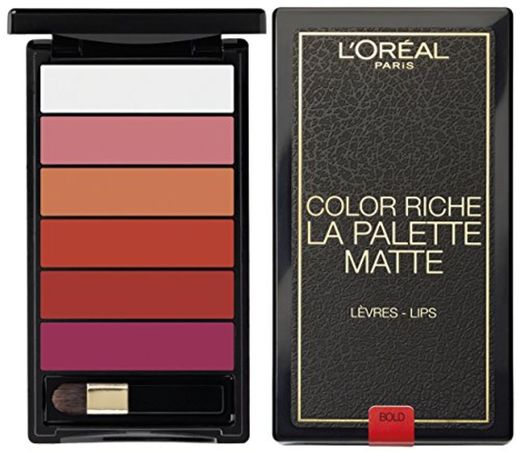 L'Oréal Paris Color Riche Mate Palette de Labios Bold