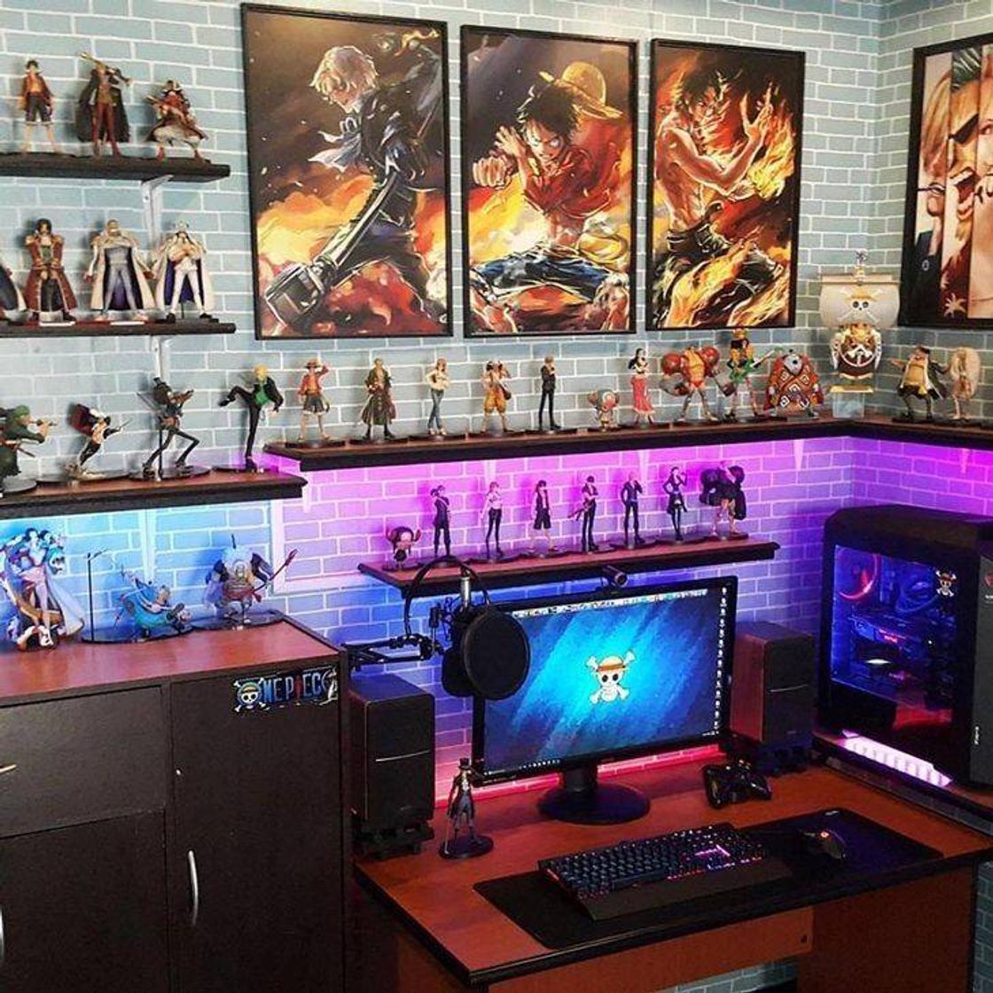 Moda Ou também um quarto gamer de menino 