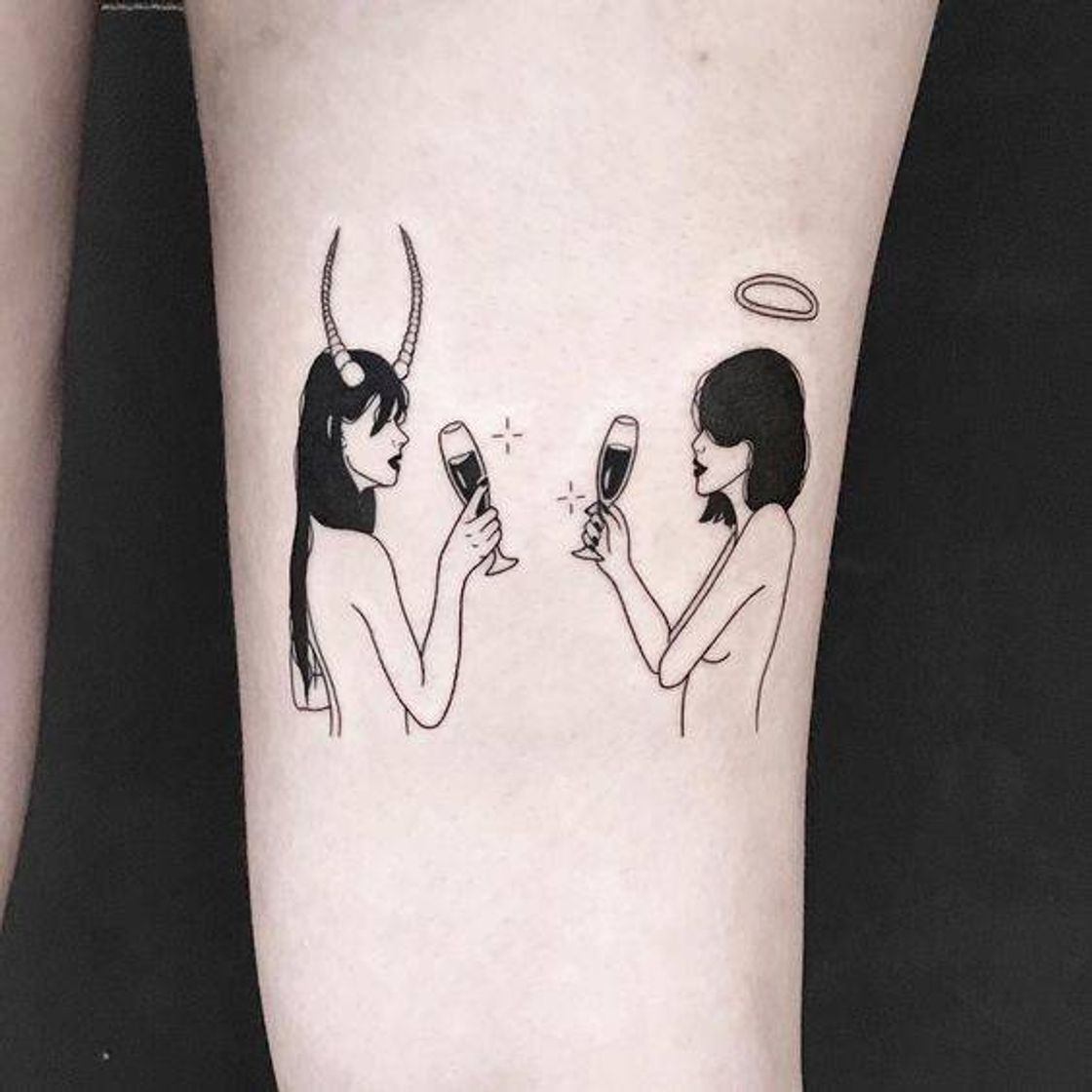 Moda Tatuagem pra fazer com amigas 