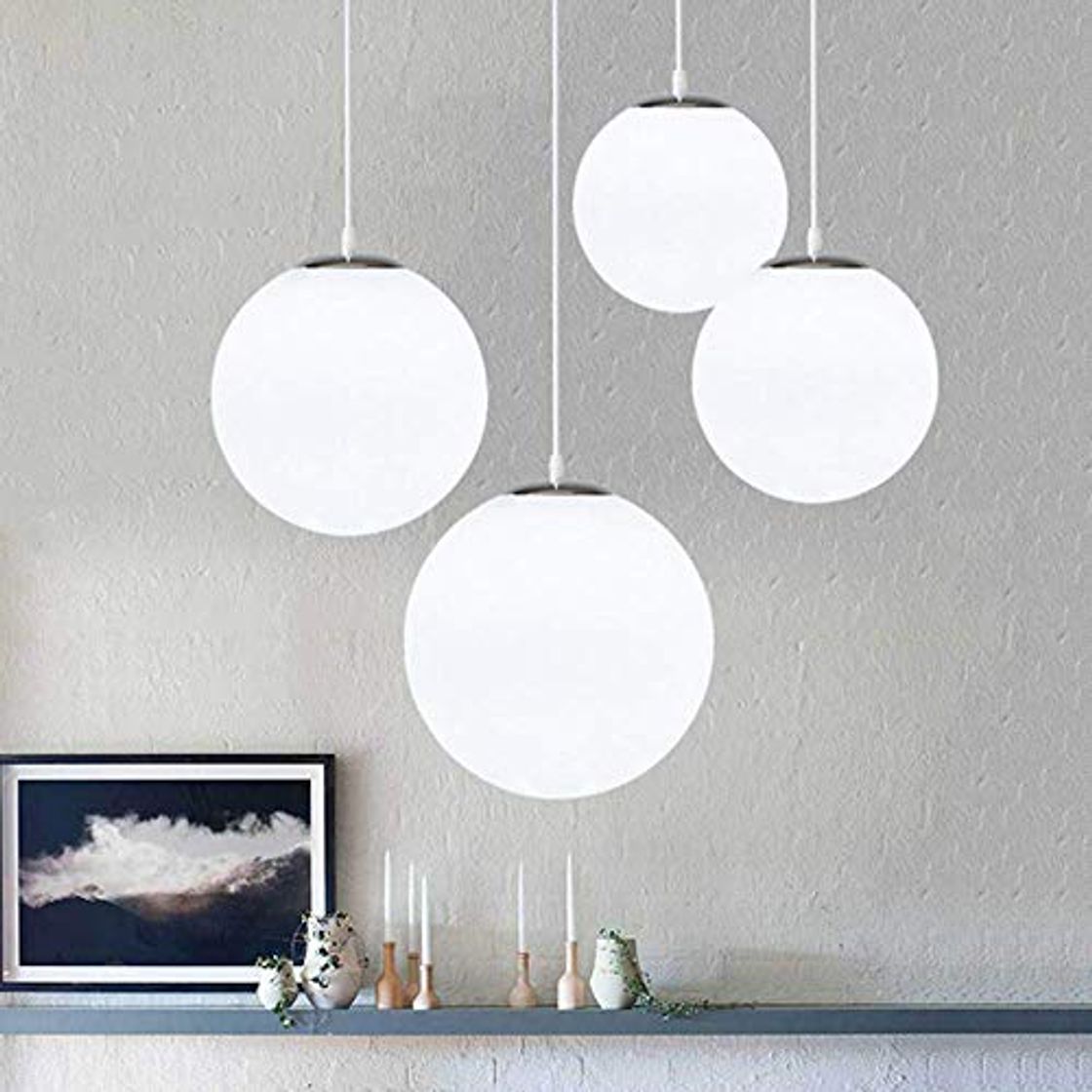Social lustre bola de cristal, lámpara colgante, lámpara interior simple para dormitorio salón