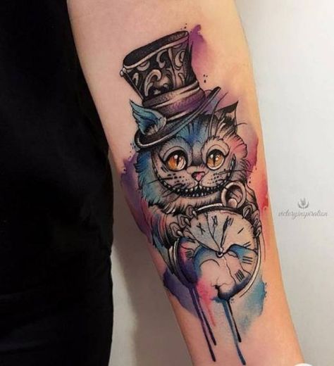 Tatto Gato Alice 
