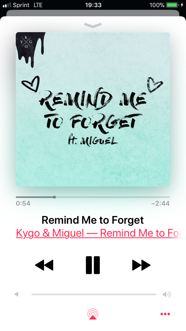 Music Remind Me to Forget