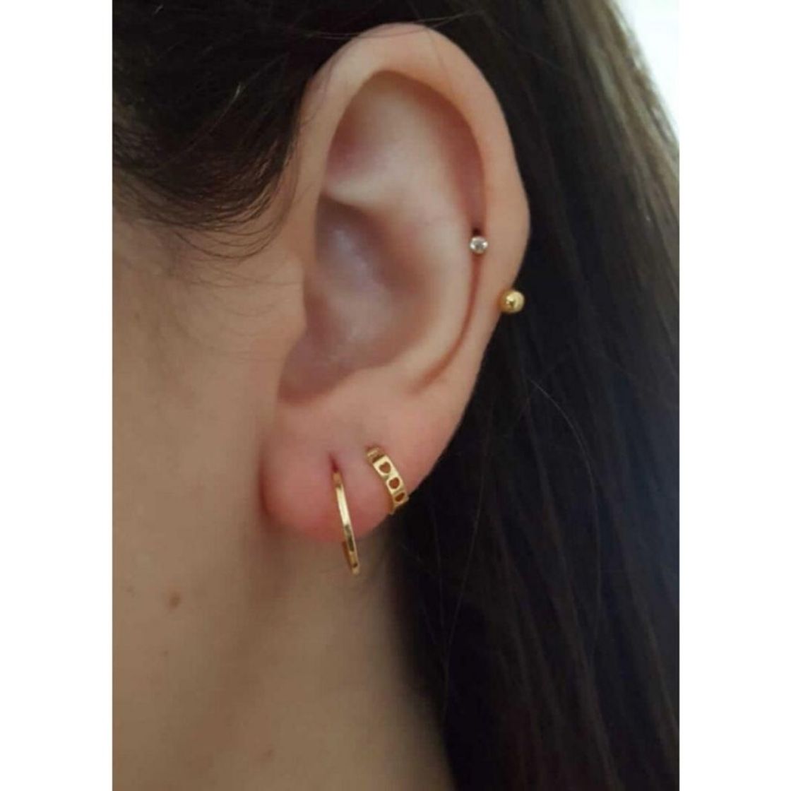 Social Piercing na orelha!
