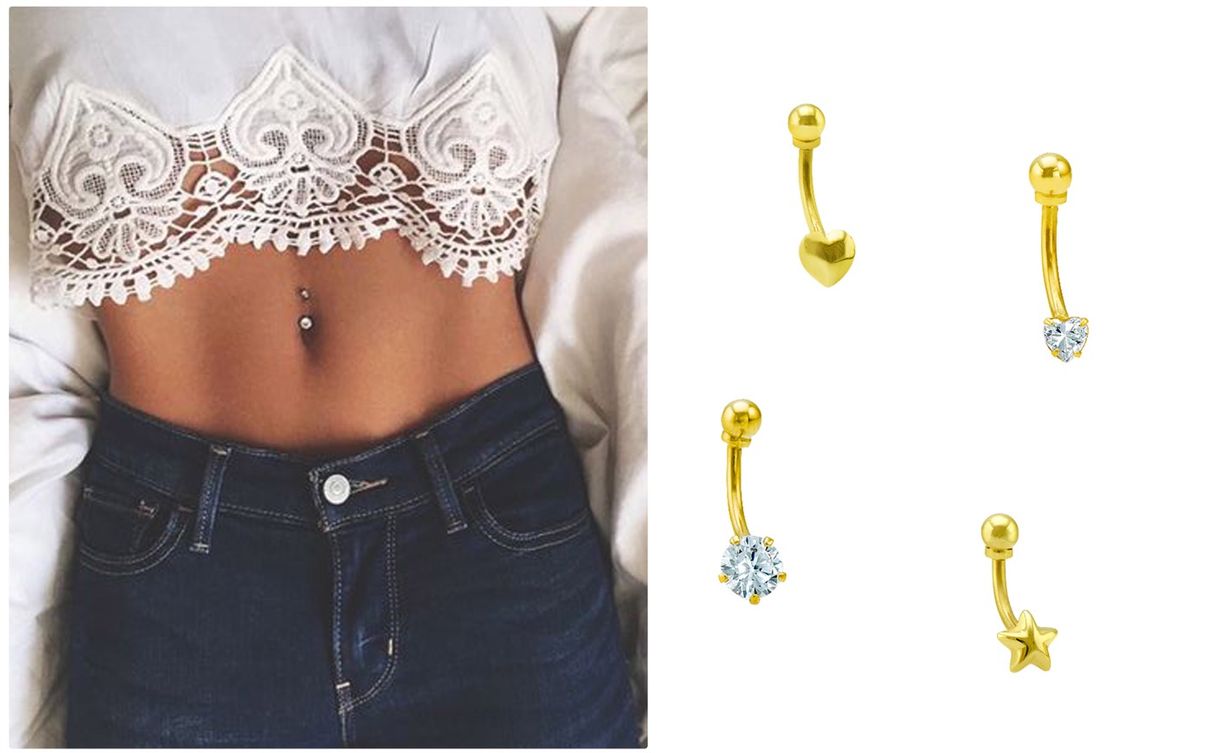 Social Piercing no umbigo!!!