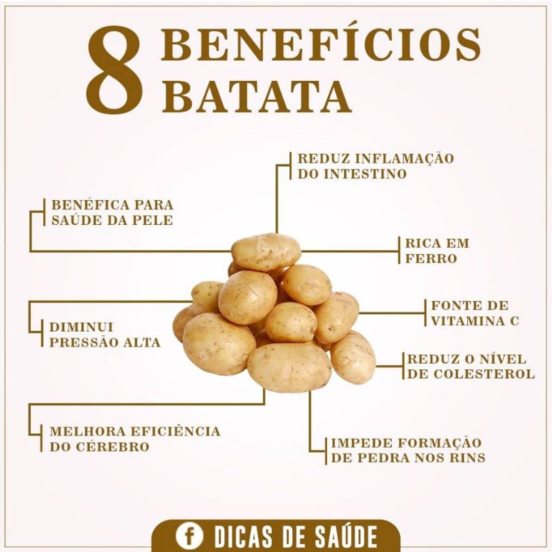 Moda Benefícios da batata para saúde 