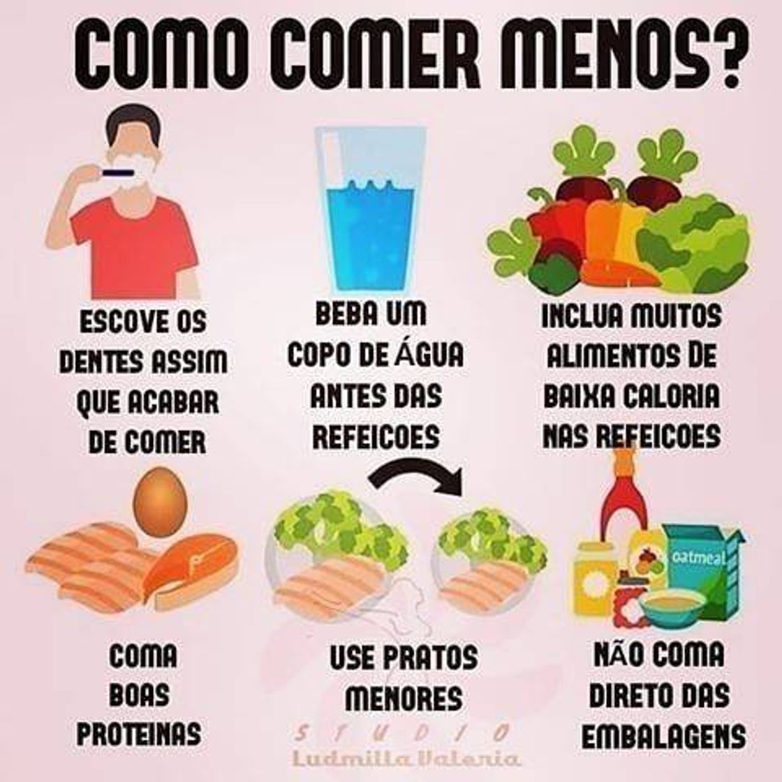 Moda Como comer menos. 