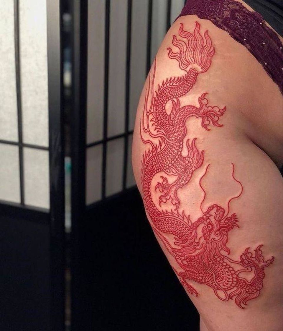 Fashion Inspiração de tatuagens oriental