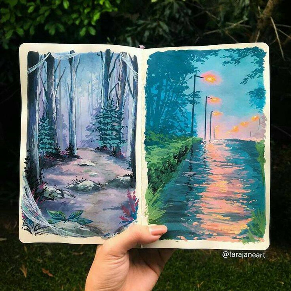 Moda Pinturas de paisagens 🌇