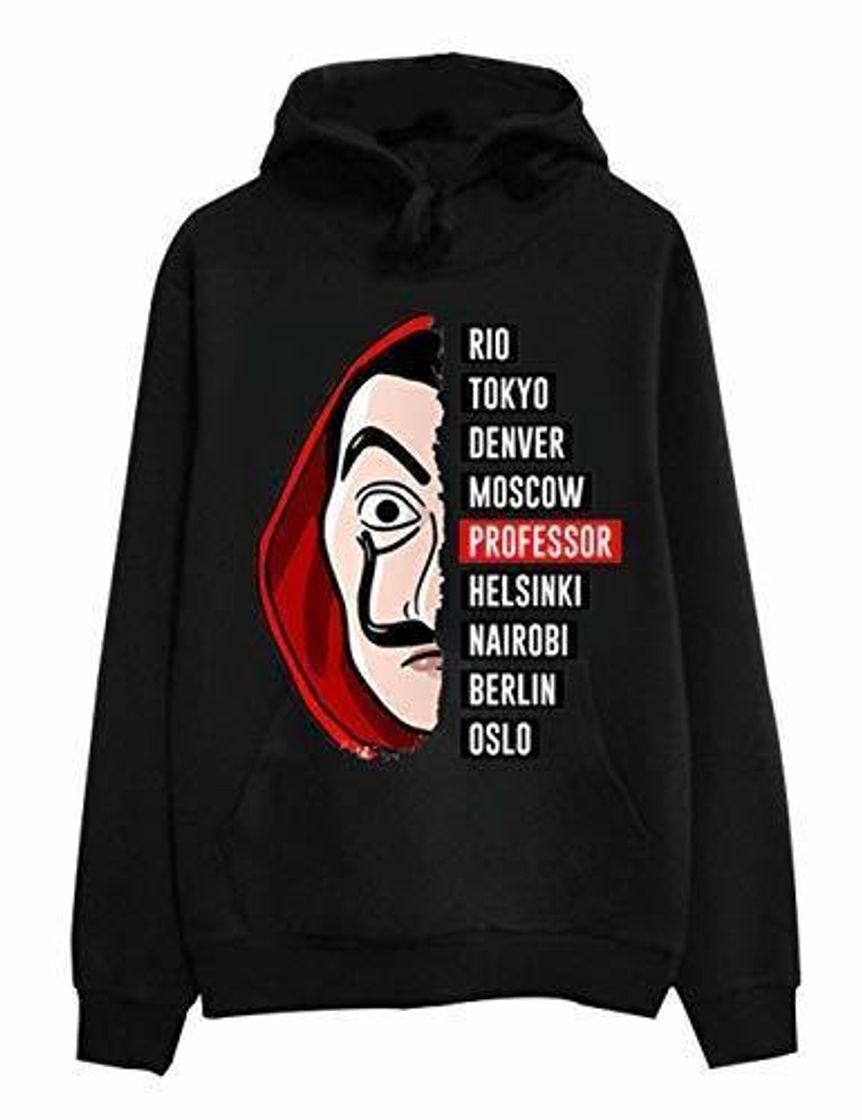 Moda Sudadera La casa de Papel, Sudadera con Capucha La casa de Papel