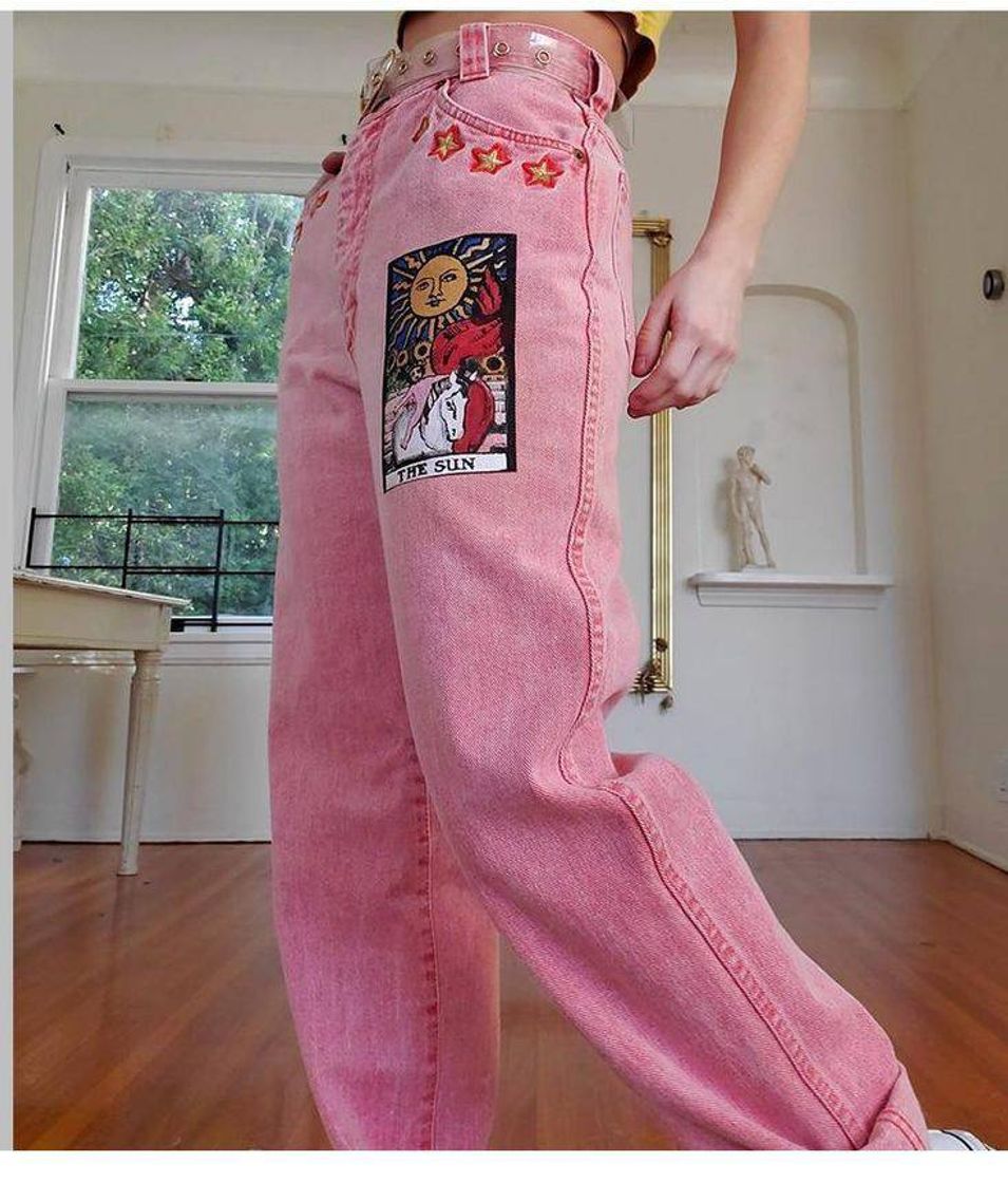 Moda Pink jeans