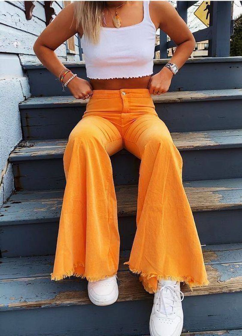 Fashion Orange pants 