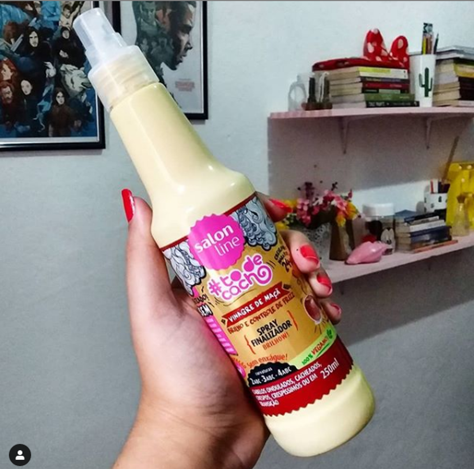 Moda Spray finalizador vinagre de maçã.