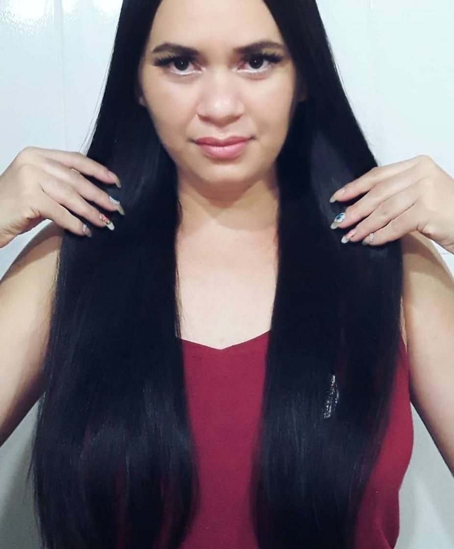 Moda Não sei se mostro o cabelo ou as prontas unhas kkkkk