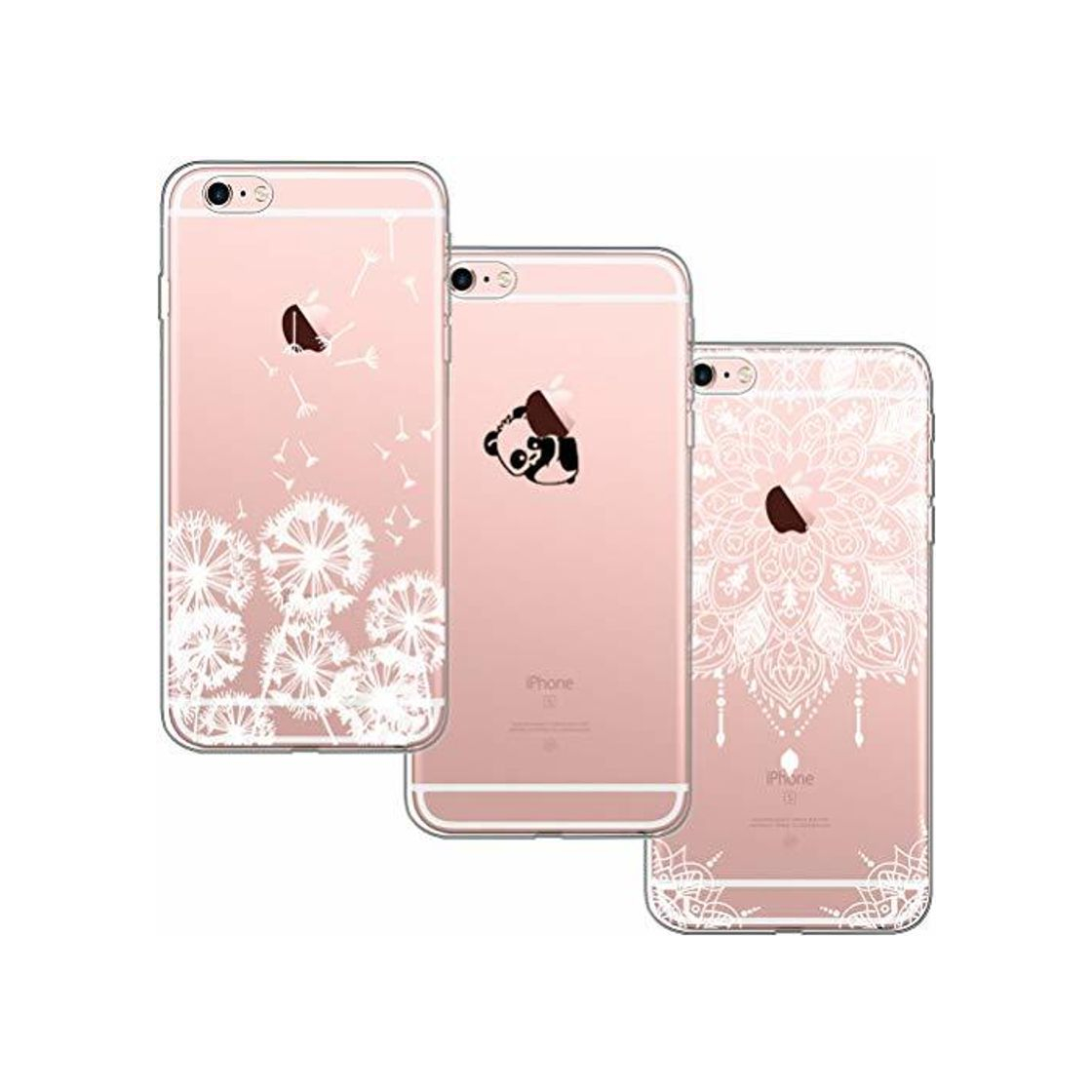 Electronic [3 Pack] iPhone 6 Case, iPhone 6S Case, Blossom01 Ultra Thin Soft