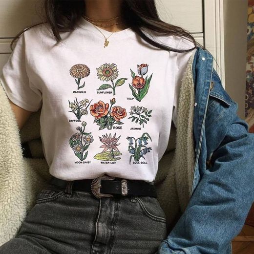 Wildflower Voga Camiseta