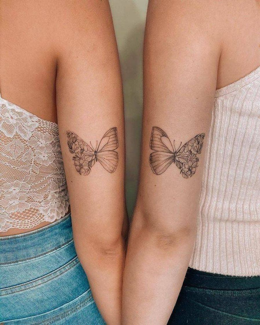 Fashion Tatuagem de borboleta