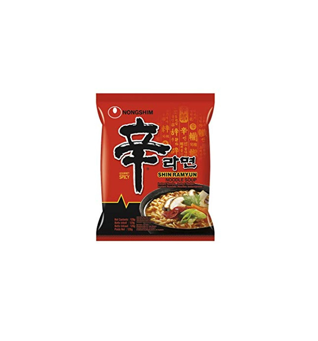 Product Nong Shim Instant Noodles Shin Ramyun - Paquete de 20 x 120