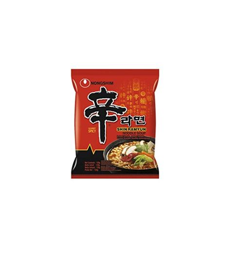 Nong Shim Instant Noodles Shin Ramyun - Paquete de 20 x 120