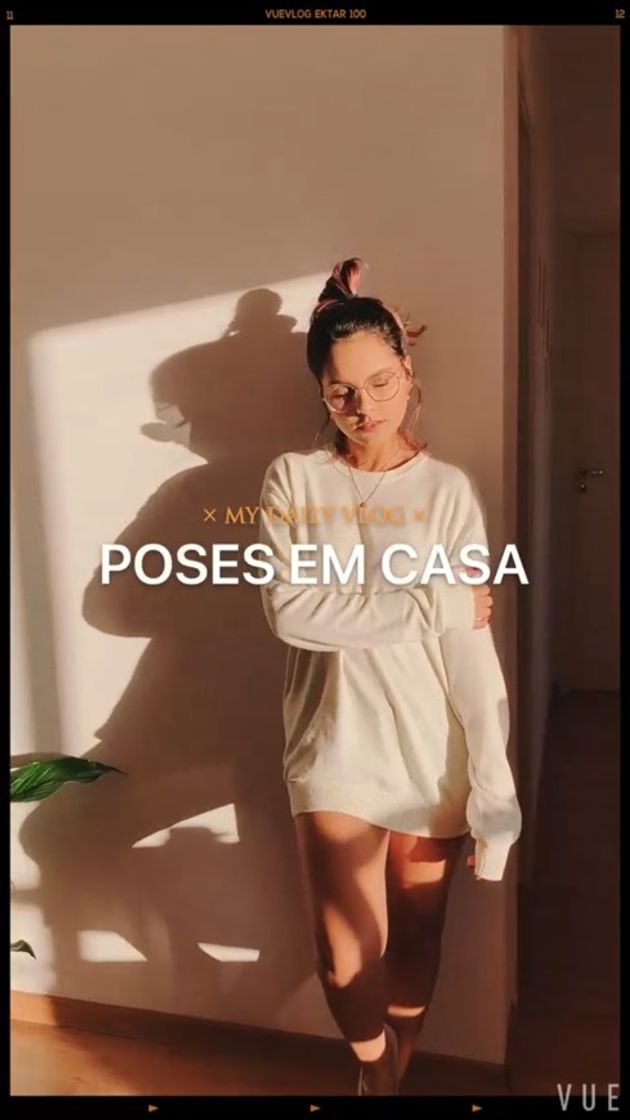 Moda Poses em casa 