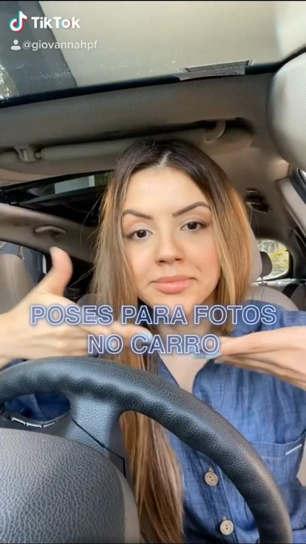 Moda Poses para foto no carro