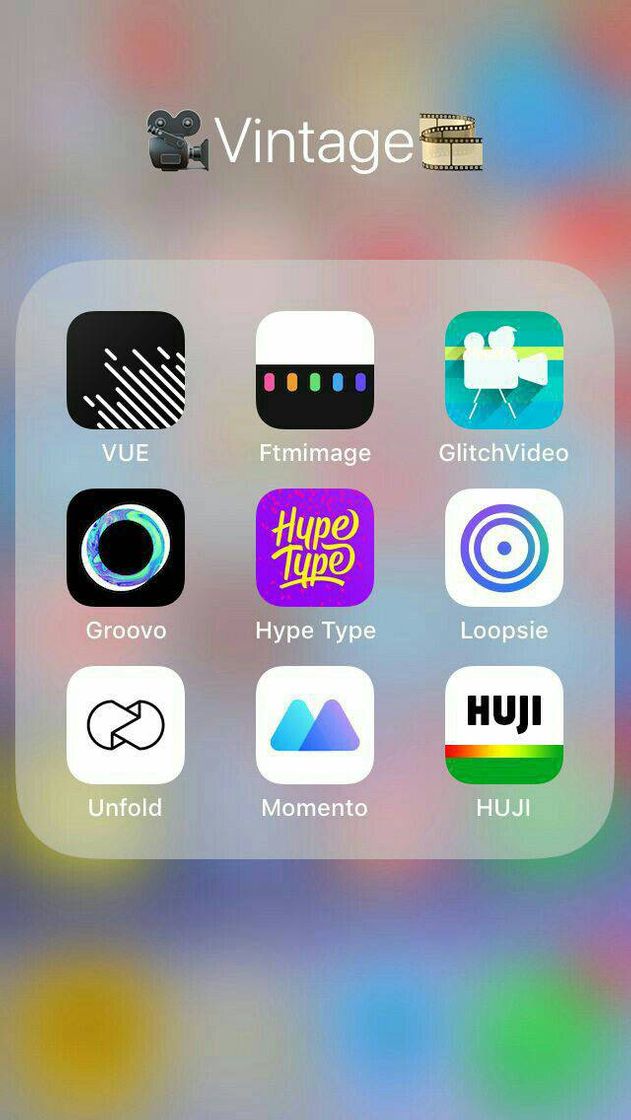 App Apps vintage 🎞️