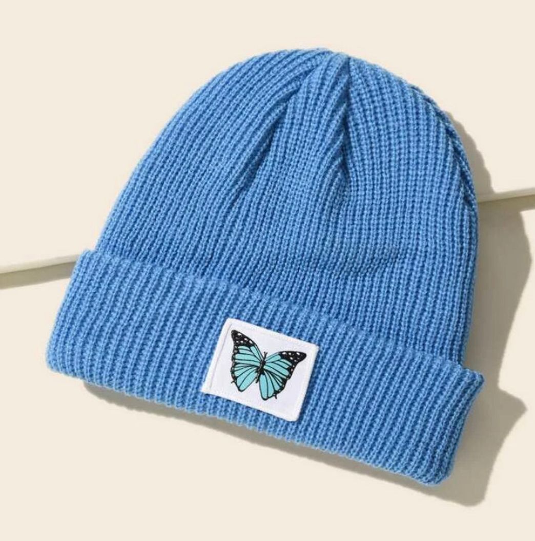 Moda Gorro parche mariposa