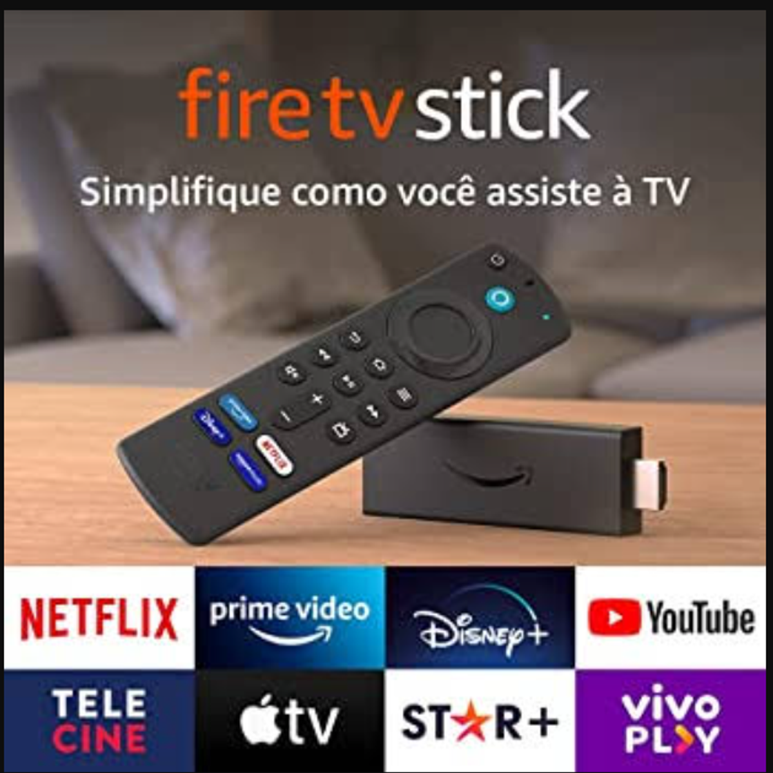 Producto Novo Fire TV Stick com Controle Remoto por Voz com Alexa