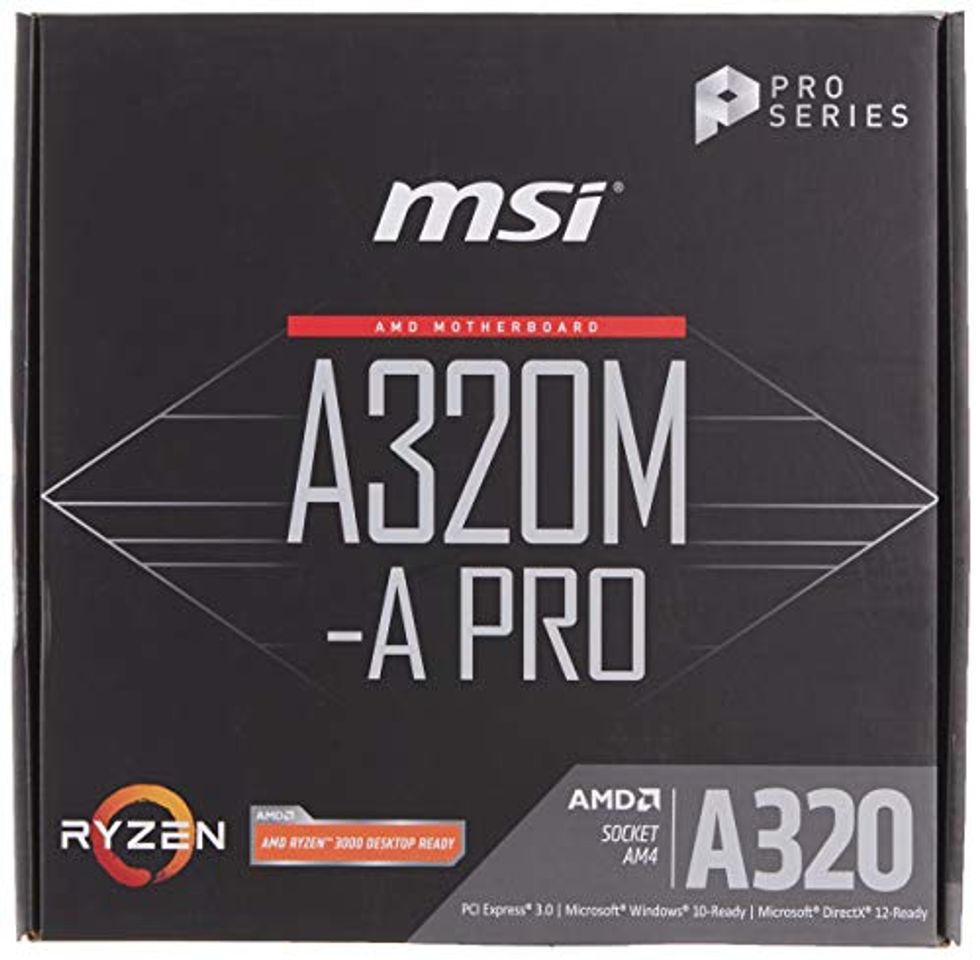 Electronic MSI A320M-A Pro - Placa Base AM4 Micro ATX AMD A320 A320M-A