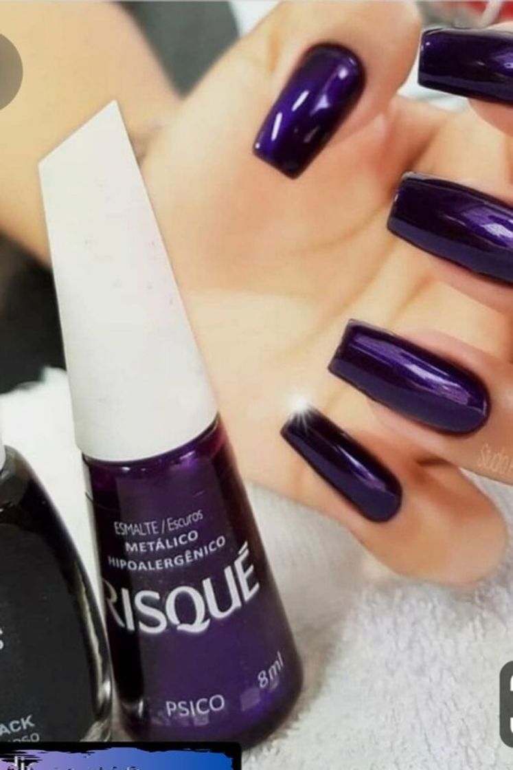 Social Unhas roxo