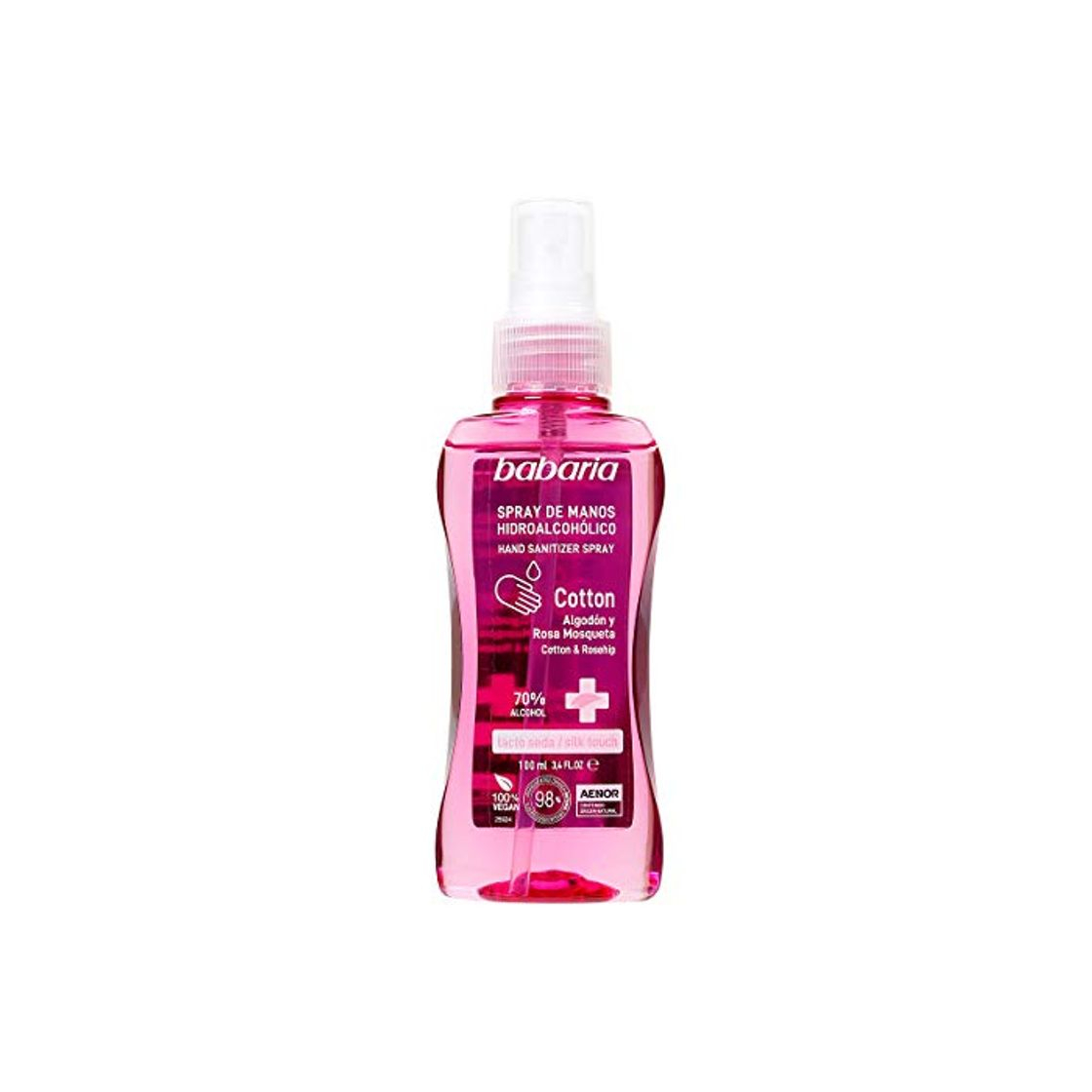 Producto Gel De Manos Higienizante 70% Alcohol Cotton 100ml spray