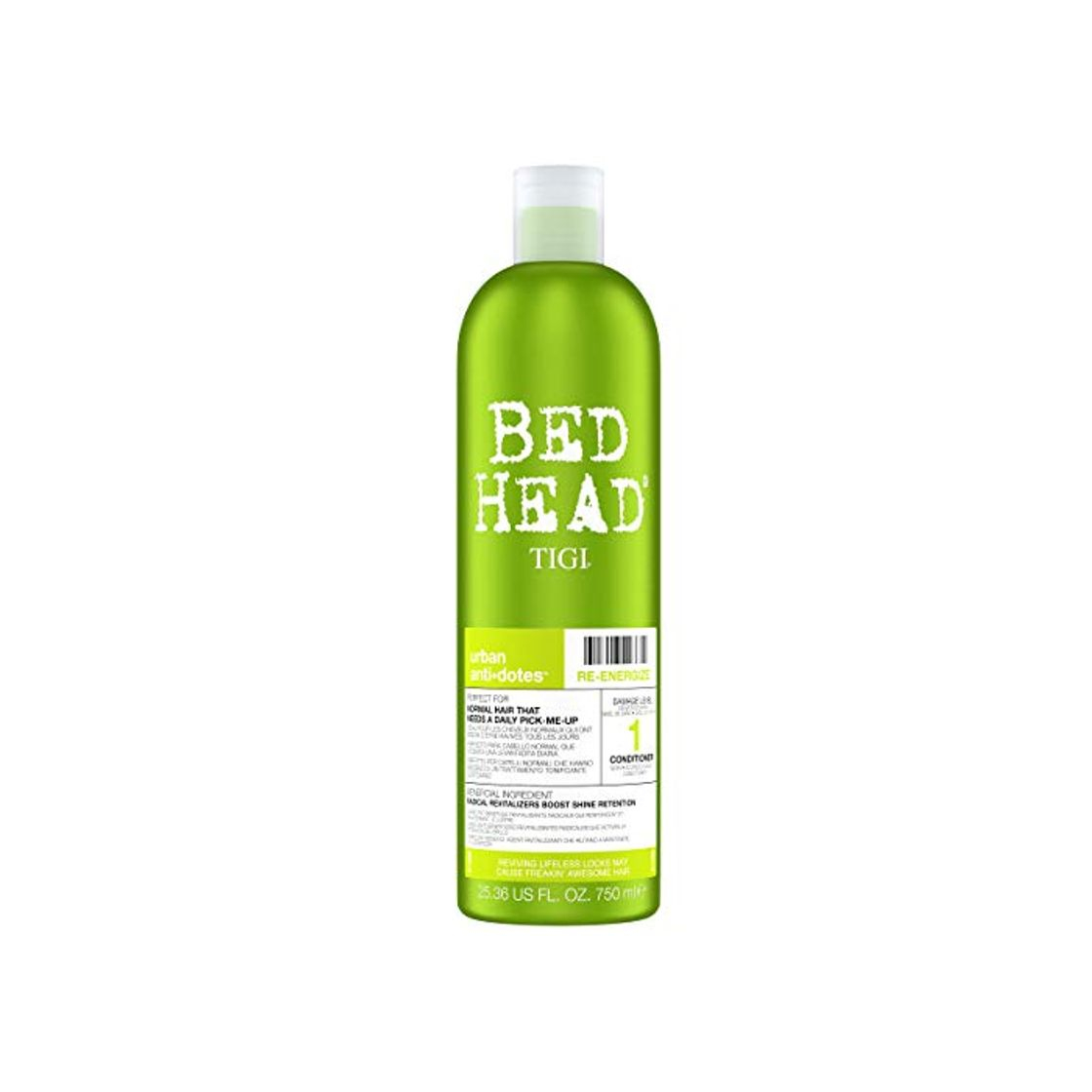 Belleza Bed Head by TIGI Acondicionador ReEnergize Urban Antidotes 750 ml